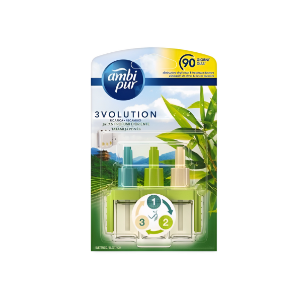 Ambi Pur  3Volution recambio ambientador Tatami Japonés 1 ud Ambi Pur  3Volution recambio ambientador Tatami Japonés 1 ud