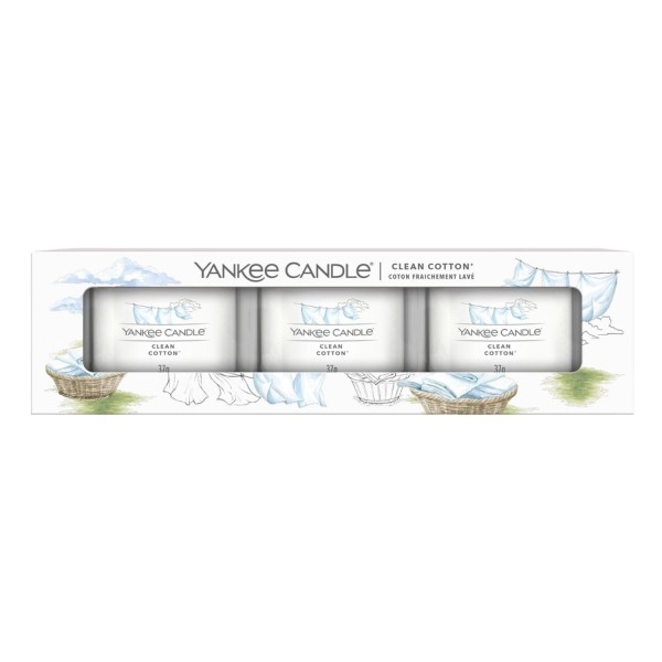 Yankee clean cotton vela pack 37gr